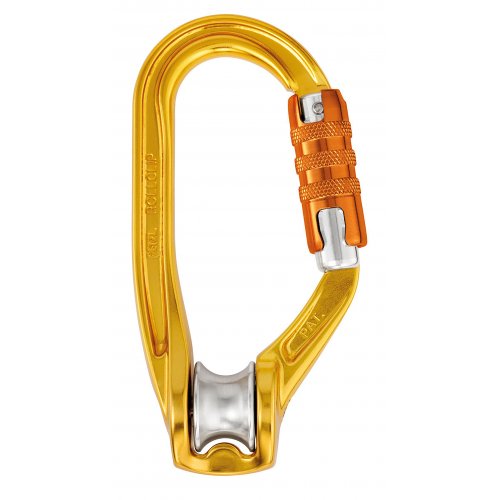 Carrucola moschettone con ghiera PETZL ROLLCLIP A TL