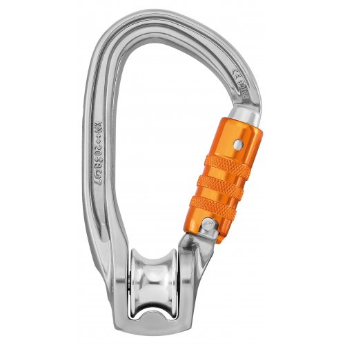 Carrucola moschettone con ghiera PETZ ROLLCLIP Z TL