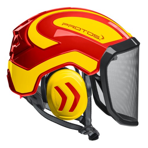 Casco Treeclimbing PROTOS Integral Arborist con cuffie e visiera - Rope \u0026  Work