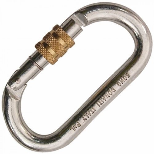 Moschettone a vite CLASSIC CARBON STEEL di KONG