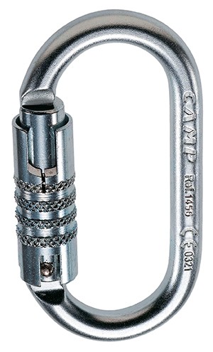 2 Moschettoni A O 25 KN In Acciaio Inox – Grandi 108x60 Mm Per Carichi Pesanti