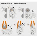 Carrucola da abbattimento CT CLIMBING TECHNOLOGY GRIZZLY