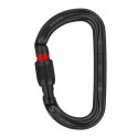 Moschettone con ghiera PETZL AM'D Nero