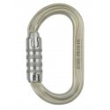 Moschettone ovale con ghiera PETZL OXAN in acciaio