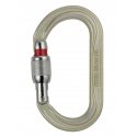 Moschettone ovale con ghiera PETZL OXAN in acciaio