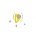 Ancoraggio amovibile PETZL COEUR PULSE 12 mm