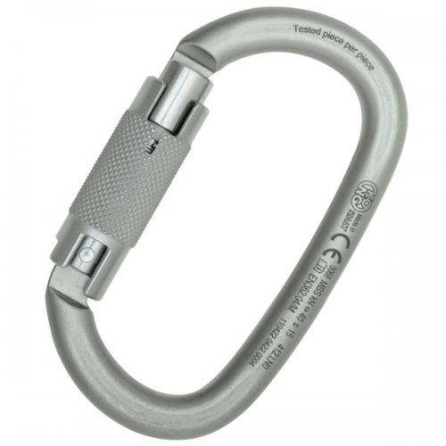 Moschettone automatico OVALONE CARBON STEEL di KONG