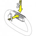 Moschettone KONG OVALONE CARBON RISE LOCK